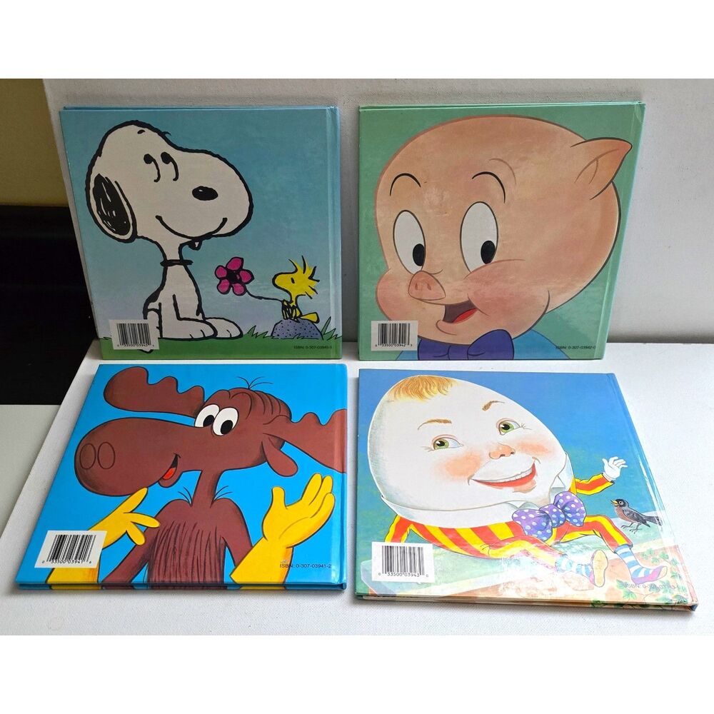 4 Merrigold Press Children's HC Books Snoopy Porky Pig Bullwinkle Humpty Dumpty